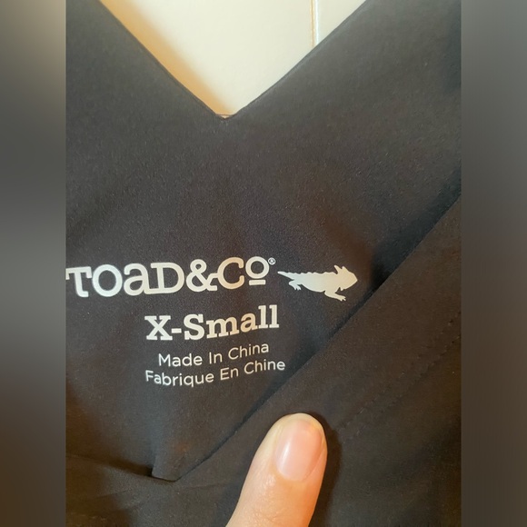 Toad&Co Black Tennis Dress - Picture 2 of 5